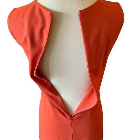 Doncaster Orange Knit Dress - Picture 3 of 4